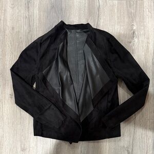 fab'rik Black Draped Blazer